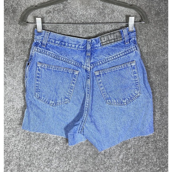 Vintage Gitano Cutoff Mom High Rise Jean Shorts Women Size 8 Blue Cotton Pockets - Picture 2 of 7